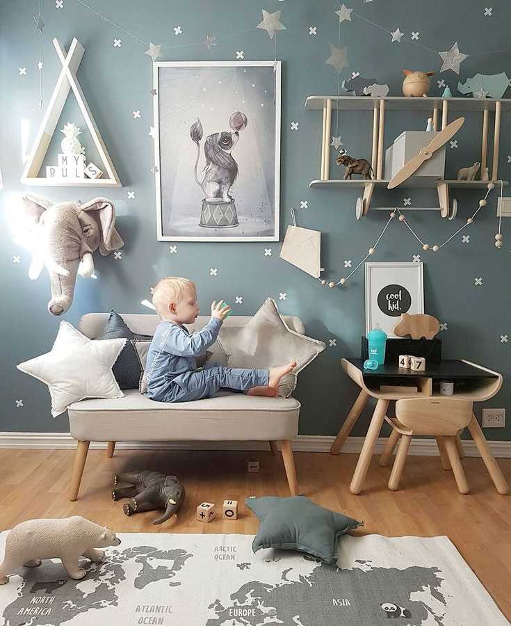 Как сделать отделку детской комнаты безопасной и стильной
