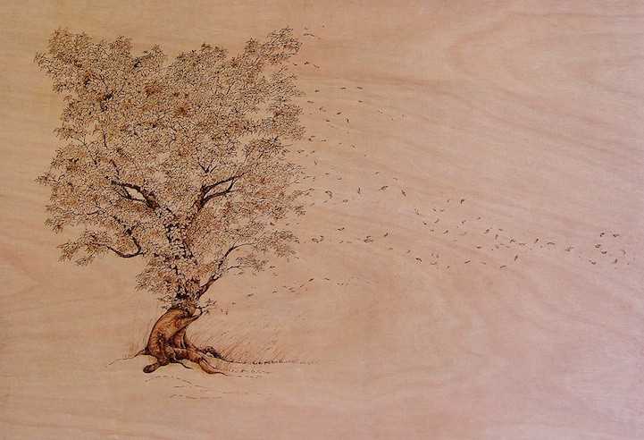 Создание уникальных и неповторимых произведений искусства методом выжигания по дереву