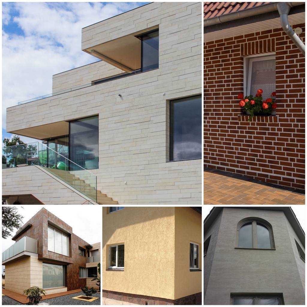 Типы фасадных отделочных материалов и их преимущества